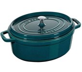 Staub La Cocotte 31 cm, ovalado, Blanco trufa, Hierro fundido
