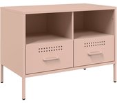 Mueble TV combinadoMueble para TV acero rosa 68x39x50,5 cm