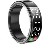 Anillo intelligiente Pantalla tactil frecuencia cardiaca Podómetro Sueño Ejercicio Mando a Distancia Tomar foto