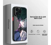 Bluelock Anime Art For Apple iPhone 15 14 13 12 11 mini XS XR X 8 7 Pro Max Plus Frosted Translucent Phone Case