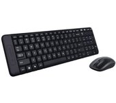 Paquete inalámbrico Logitech Mk220 - USB · Teclado y mouse · Negro