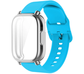 22mm Silicone Strap With Case For Xiaomi Redmi Watch 5 Active Lite Smart Watch Wrist Band And Case For Redmi Watch 5 Active Lite