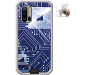 Tumundosmartphone Funda Gel Tpu para Ulefone Armor 7 diseño Circuito Dibujos