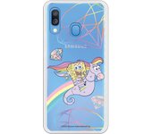 Funda original compatible con Samsung Galaxy A20E - Bob Esponja Caballito Arcoiris
