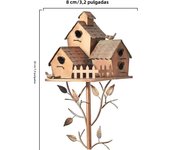 1PC Creative Metal Bird House Bird Nest Garden Decoration Outdoor Birdhouse Bird Feeders Miniatures Home Ornaments Art Crafts