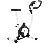 vidaXL Bicicleta Estática con Resistencia de Cinta Deportes Entrenamiento Color Azul,  Morado,  Negro y mas