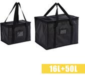 70L Insulated Thermal Cooler Bag Insulation To Keep Cold Large Capacity Portable Lunch Bag Zip Picnic Camping Tin Foil Food Bags