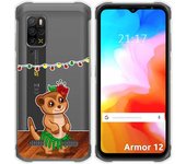 Funda Silicona Transparente para Ulefone Armor 12 5G diseño Suricata Dibujos