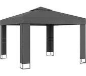 vidaXL Cenador con Doble Techo Carpa para Fiestas Bodas Toldo Jardín Color Taupé,  Blanco,  Antracita y mas
