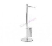 GEDY 21321300000 Columna P Rollo+Escob Virginia Cromo