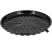 MONOUSO | Envase para Tarta APET Negro Ø31cm (90 Uds)
