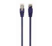 CABLE RED S-FTP GEMBIRD  CAT 6A LSZH VIOLETA 0,5 M