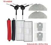 For Roborock S8 S8 Pro Ultra S8+ robot Vacuum Cleaner mop Choth vacuum bag Accessories Side Brush Filter Replaceable Spare Parts