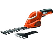 Black & Decker GSL700-QW - Combo Kit tijera cortacesped + arreglasetos 7.2V 1,5Ah
