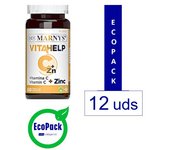 Marnys EcoPack 12  Vitahelp Vitamina C + Zinc 60 Cápsulas