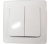 Interruptor doble empotrable 10 A/250 V Electro Dh 36.535/DC/B 8430552137763