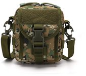 Bolsa de herramientas para el aire libre, bolsa expandible para teléfono móvil, riñonera pequeña, bandolera multifuncional.
