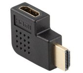 ADAPTADOR 4K LANBERG HDMI(M) A HDMI(H) ANGULO IZQUIERDA