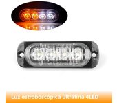 1/2Pcs 4LED Car Strobe Warning Light Grill Flashing Breakdown Emergency Light Car Truck Trailer Beacon Lamp LED Side Light