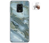 Tumundosmartphone Funda Gel Tpu para Xiaomi Redmi Note 9S / Note 9 Pro diseño Mármol 09 Dibujos