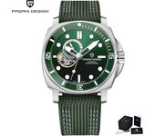PAGANI DESIGN 2024 New Men Automatic Mechanical Watch Fashion Sapphire 200M Waterproof Professional Diving Watches Reloj Hombre