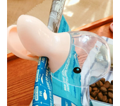 Pet Food Spoon for Cat Dog Bowls Multi-Function Bowl for Cats/Puppies/Small Dogs Scoop for Cat Food Dog Food Water Bowl Fountain