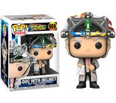 Figura Pop Back To The Future Doc With Helmet-Figura de Vinilo Coleccionable - Idea de Regalo- Mercancia Oficial - Juguetes para Niños y Adultos - Movies Fans - Muñeco para Coleccionistas y Exposición