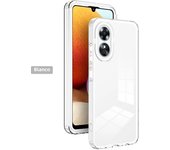3 in 1 Full Body Protection Clear Case for OPPO A98 A96 A78 A77 A76 A57 2022 A38 A36 A18 A17 A16 F21Pro 5G4G Soft Silicone Cover