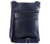 Mestre Artesão® Bolsa Azul em Pele Genuína - 0008