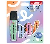 STABILO - BOSS ORIGINAL marcador 4 pieza(s) Punta de cincel Azul, Fucsia, Menta, Naranja 70/4-1-101-5