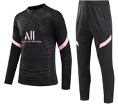 new children's clothing tracksuit boy girl pink Parisians Fans  Half Zipper Jacket Training wear games Jerseys Kids Soccer Kit