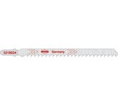 Ruko-3218024-pack de 5 sierras de calar hcs acero 132 mm (equivalencia bosch t 301 dl)