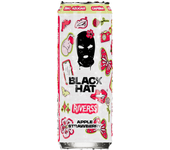 PACK 10 LATAS   Bebida energética Black Hat Apple Strawberry by Marina Riverss  Impulsa tu energía con esta bebida energética sabor fresa manzana de la influencer Marina Riverss