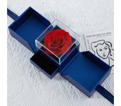 Handmade Preserved Rose Jewelry Gift Box, Never Withered Roses, Upscale Immortal Flowers, Eternal Life Flowers for Love Ones, Gifts for Women,Mom,Girlfriend