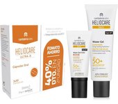 Heliocare 360° Spf 50+ Water Gel 50 ml + Heliocare 360º Water Gel Color Beige Spf 50 + 50ml + Regalo Heliocare Ultra D 30 Cápsulas Duplo