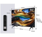 TCL 50P755 TV 50 4K STVAnd 2xUSB 3XHDMI