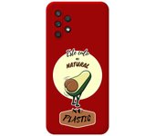 Tumundosmartphone Funda Silicona Líquida Roja para Samsung Galaxy A32 4G diseño Culo Natural Dibujos