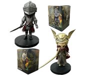 5PCS New Elden Ring Gaming Q Version Mini Ranni Cat Melina Malenia The Half-Wolf  Action Figure Lani Magic Ornaments PVC Dolls