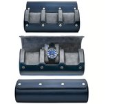 Watch Travel Case ,6 Slot Watch Roll Travel Case Organizer Display - PU Leather Watch Case - Watch Organizer  for Men & Women