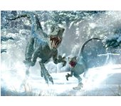 Movie Jurassic World Poster Dinosaur Velociraptor Canvas Painting HD Print Modern Wall Art Picture Living Room Bedroom Decor
