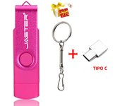 JASTER OTG USB flash drive for Smart Phone & Tablet PC Black Pen drive Rotatable Memory stick Pendrive 4GB 8GB 16GB 32GB 64GB