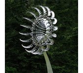 Patio Garden Lawn Outdoor Decoration Unique Wind Collectors Magical Kinetic Metal Windmill Spinner Solar Wind Powered Catchers