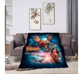 Double Bed Blankets and Classic Movie Back To The Future Picnic Blanket Bedspreads and Coverlets Throw Blankets & Throws Cobija