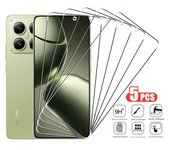 5PCS Tempered Glass For For Xiaomi 14T 13T 12T 11T 10T Pro Protective Glass For Xiaomi 13 12 11 8 Lite Screen Protector