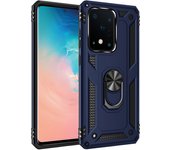 Shockproof Armor for Samsung Galaxy S20 FE S10 S10E S9 S8 S7 Ultra Plus 5G Ring Stand Bumper Silicone Phone Back Cover