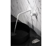 IMEX GLT023/BL grifo de lavabo empotrado   blanco mate