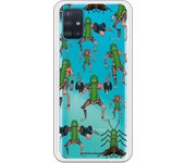 Funda original compatible con Samsung Galaxy A51 - Rick y Morty Pickle Rick Animal