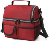 10L Portable Thermal Lunch Bag Food Box Durable Waterproof Office Cooler Lunch Box Ice Insulated Case Camping Oxford Dinner Bag