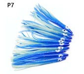 10pcs/pack Bionic Squid Lure, Artificial Soft Bait, Fishing Accessories,strong luminous fake bait,sea fishing