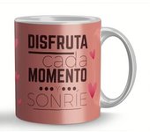 TAZA SONRIE amigos regalo original amigo invisible familia desayuno oficina ada y sus detalles